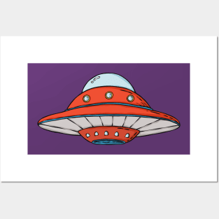 Spaceship Posters and Art